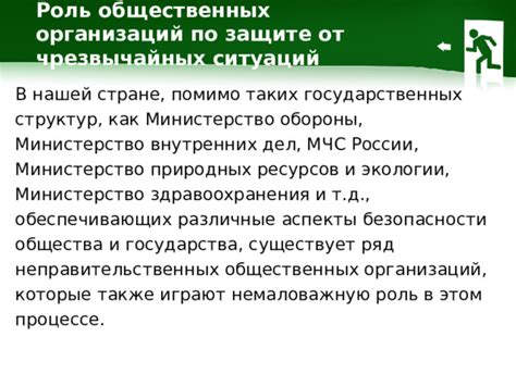 Тема 4: Роль государственных организаций и общественных инициатив