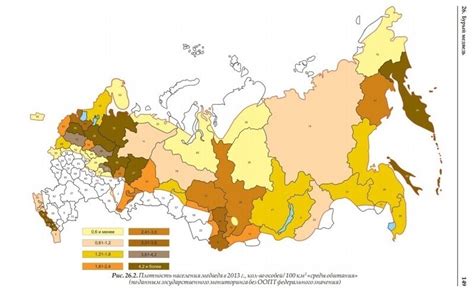 Территории, где обитают медведи в России