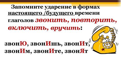 Ударение на четвертом слоге: звонит