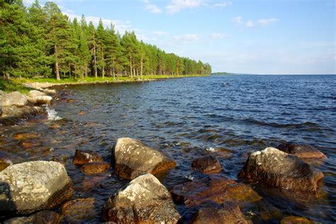 Удивительное красотой озеро Онежское