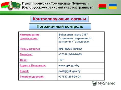 Уникальные особенности организации пограничного контроля на союзной границе