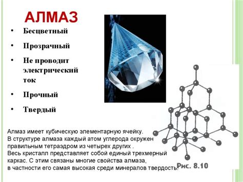 Физические и химические свойства алмаза, их влияние на его поведение при вдыхании