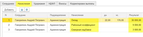 Функции районного коэффициента в системе 1С Бухгалтерия