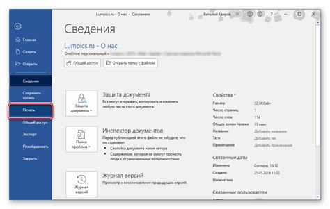 Шаги по настройке монохромной печати в программе Microsoft Word