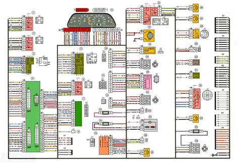 Электрическая схема системы зажигания на ВАЗ 2114