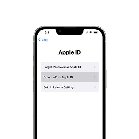 Этапы создания Учетной Записи Apple на iPhone X