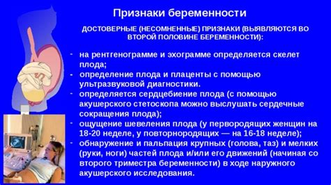  Влияние питания и позы на ощущение движений плода
