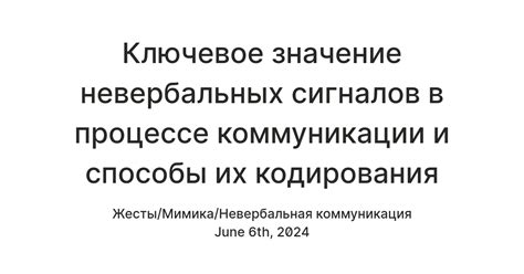  Значение невербальных сигналов в коммуникации: разберись в мастерстве "чтения" своих собеседников 