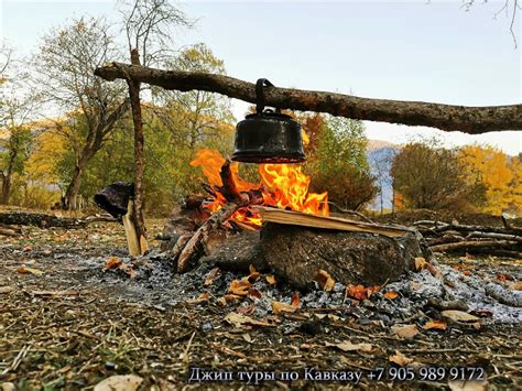  Курорт "Домбай" в Кавказских горах 